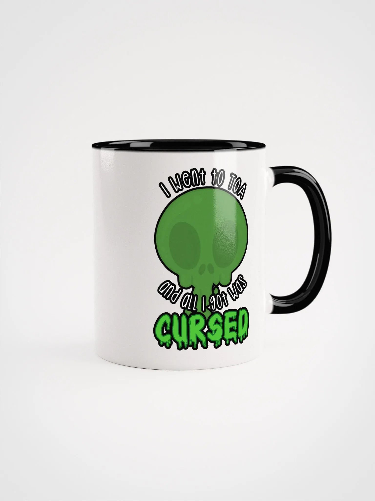 All I Got Was Cursed - Hunter - Ceramic Mug w/Color product image (1)