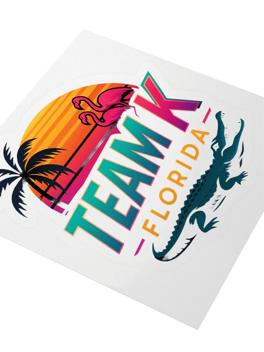 Team K Florida STICKERS product image (7)