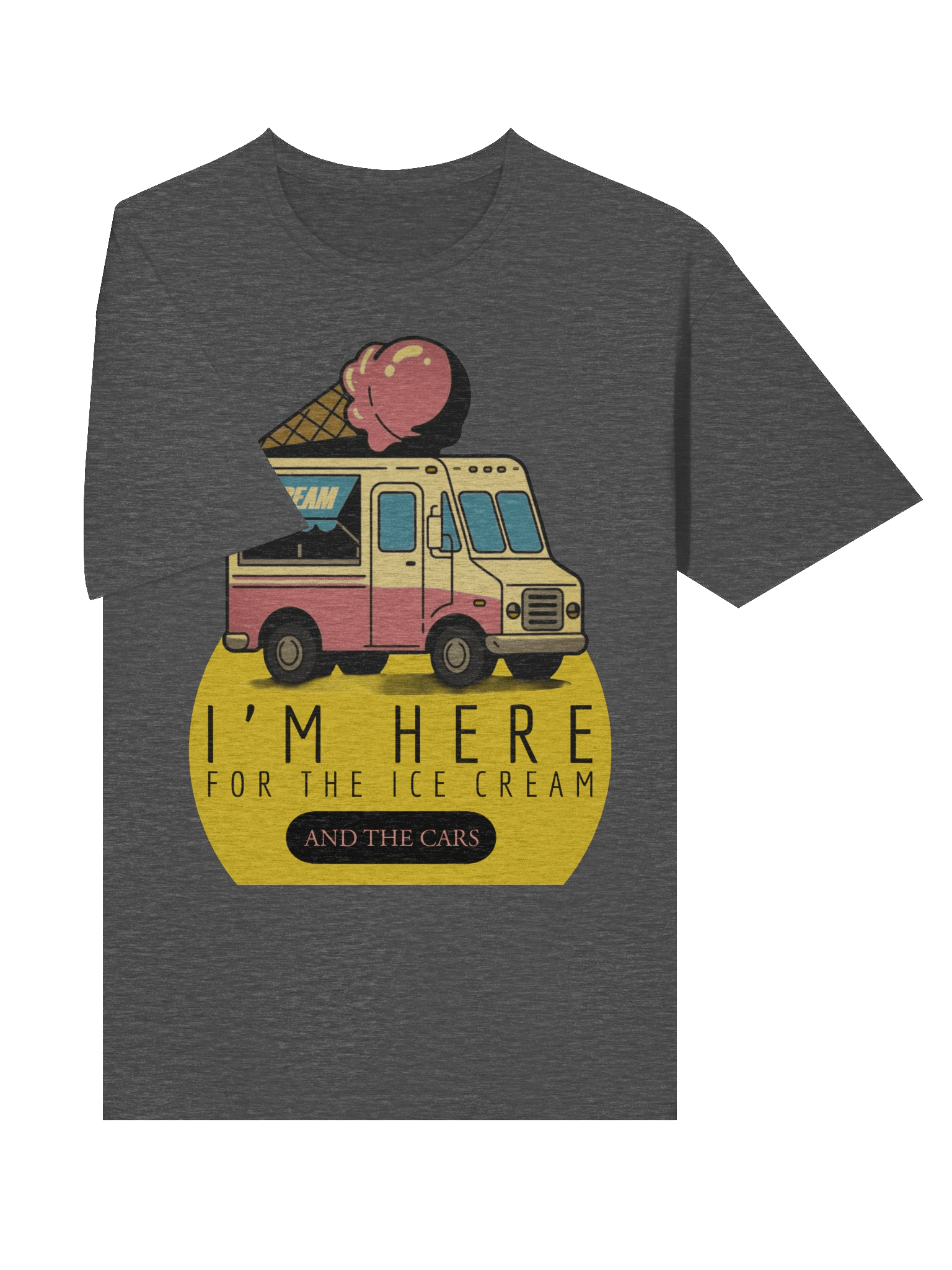 I'm Here for the Ice Cream T-Shirt (unisex) product image (5)