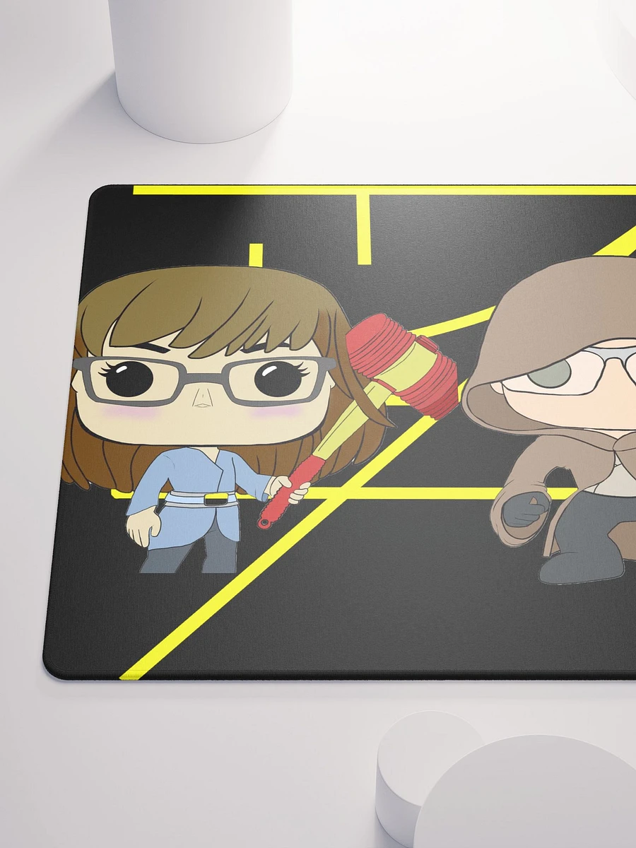 Critter Cuddler and Dorn_Geek Square Gaming Mousepad product image (6)