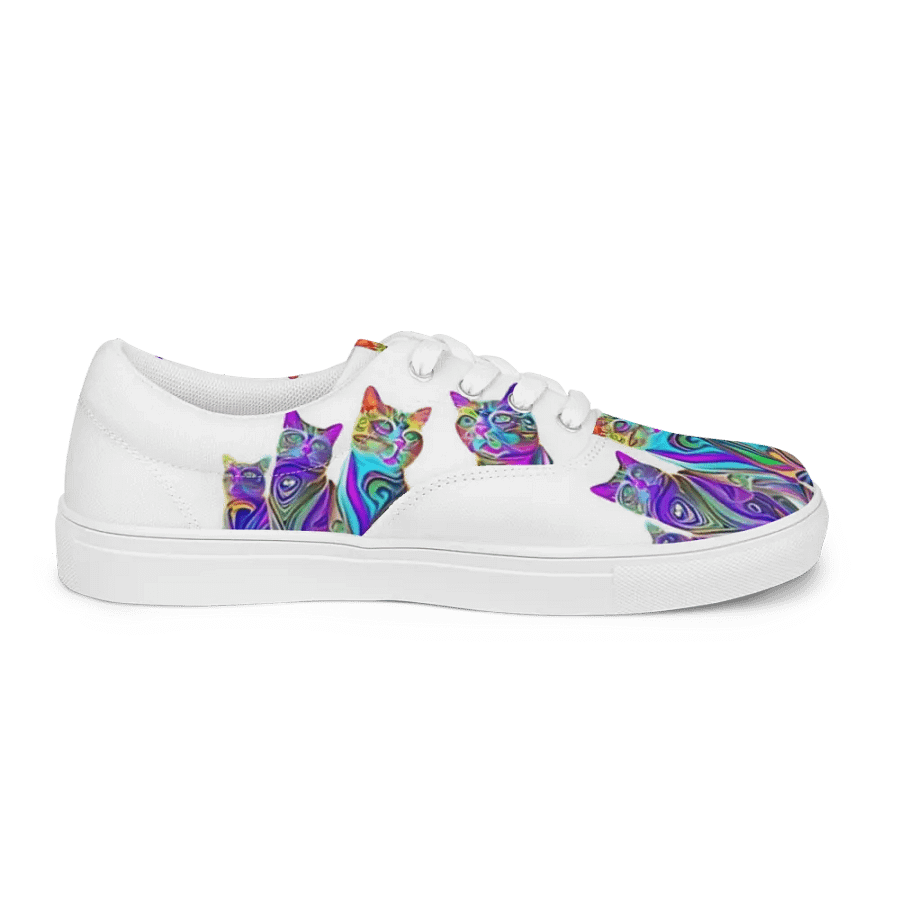 Curious Cats Women's Lace-Up Canvas Shoes product image (8)