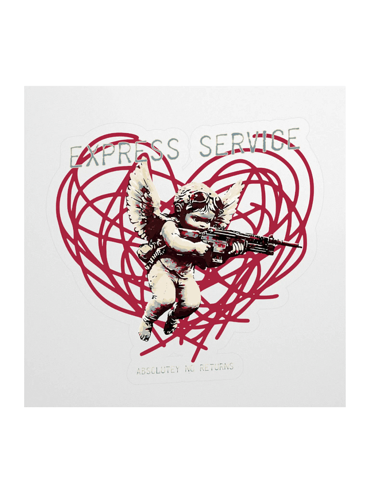 Cupid Express Service Kiss Cut Stickers product image (1)
