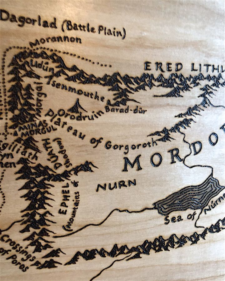 Middle Earth Map - 2' x 3' product image (2)