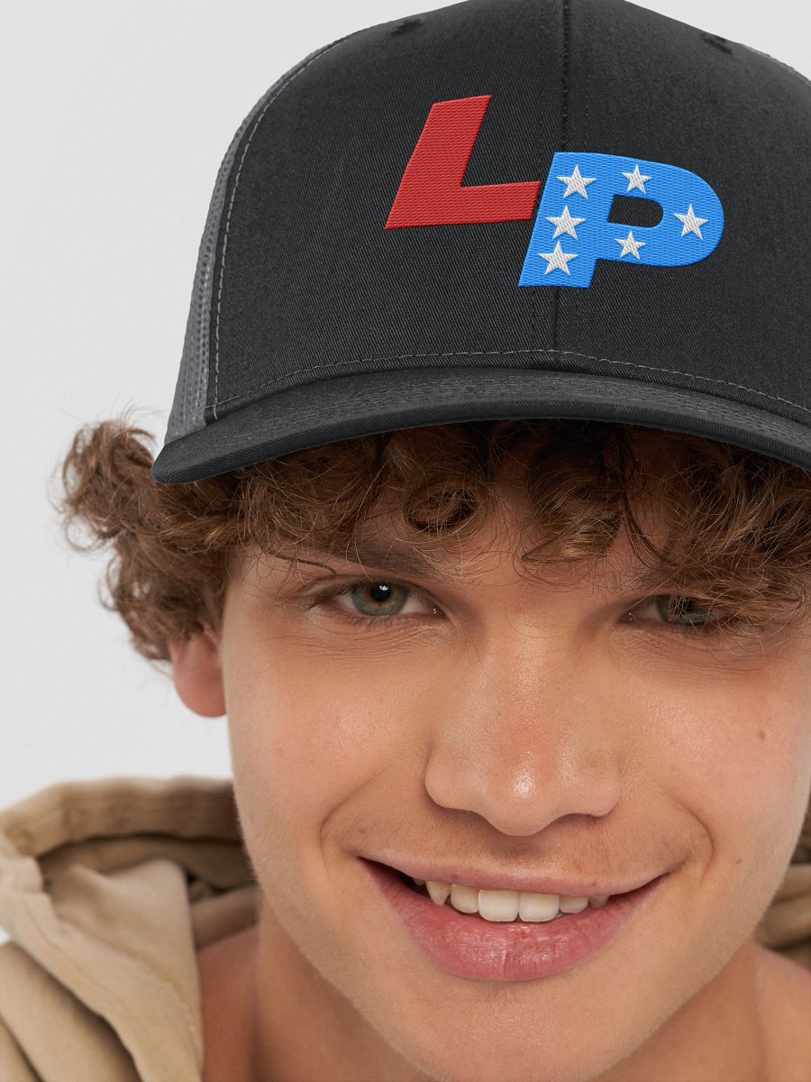 LP Trucker Hat Red, White, and Blue product image (8)
