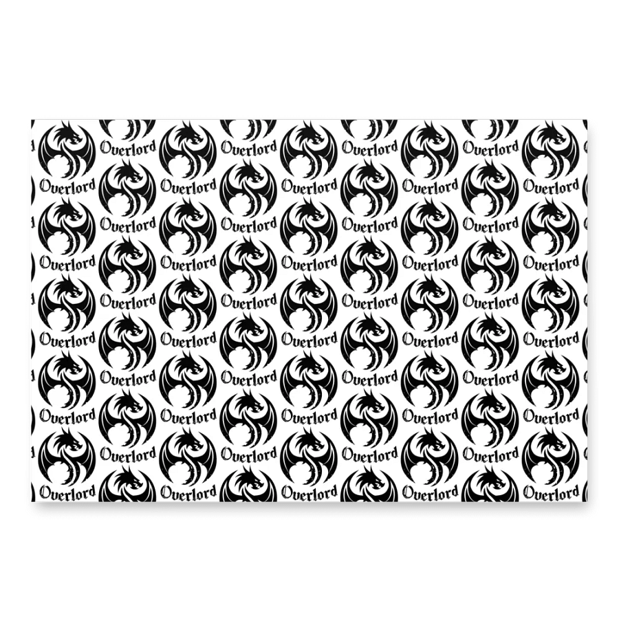 Overlord Wrapping Paper (Black) product image (1)