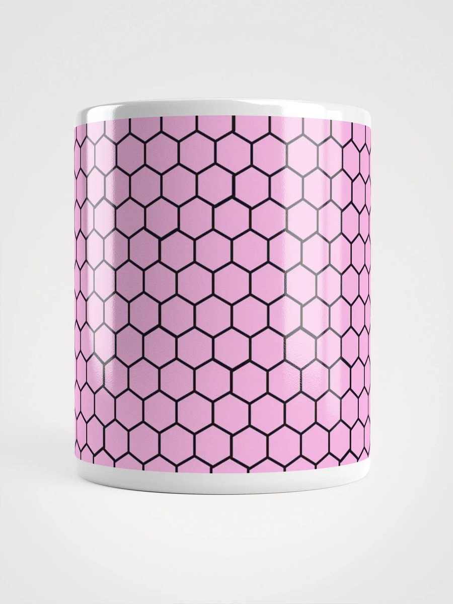 Pink Hex Grid Mug product image (15)