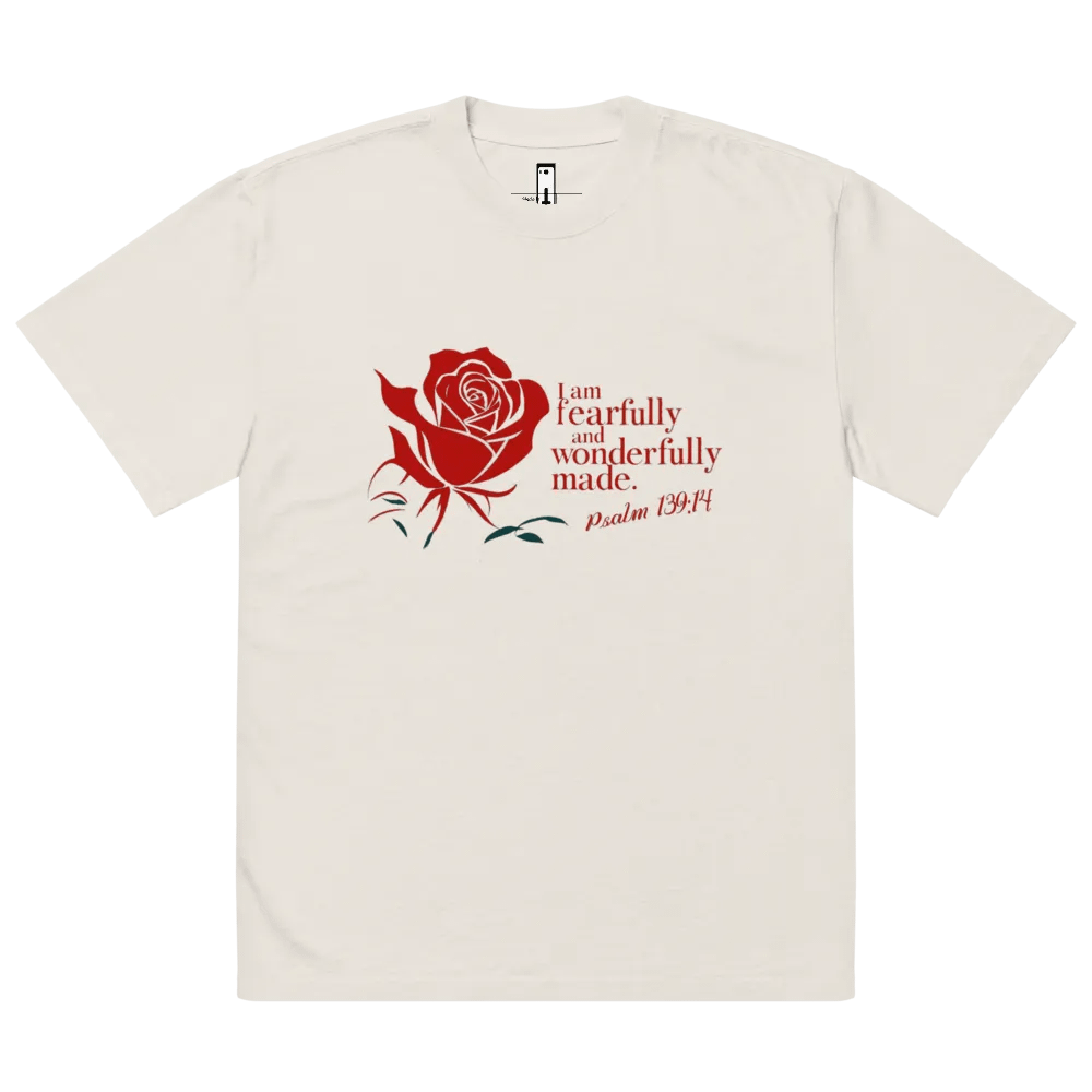 Fearfully and Wonderfully Made Oversized Tee product image (14)