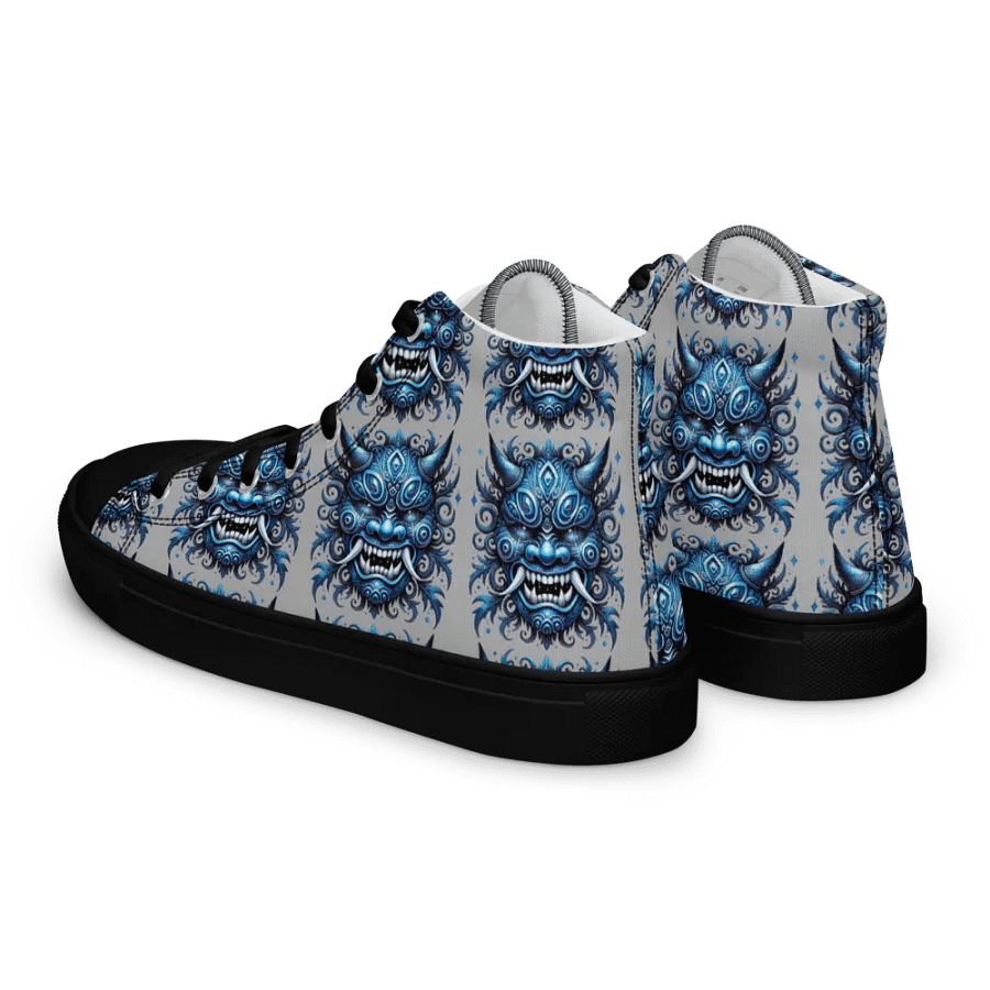 Oni Mythical Faces High Top Canvas Shoes product image (6)