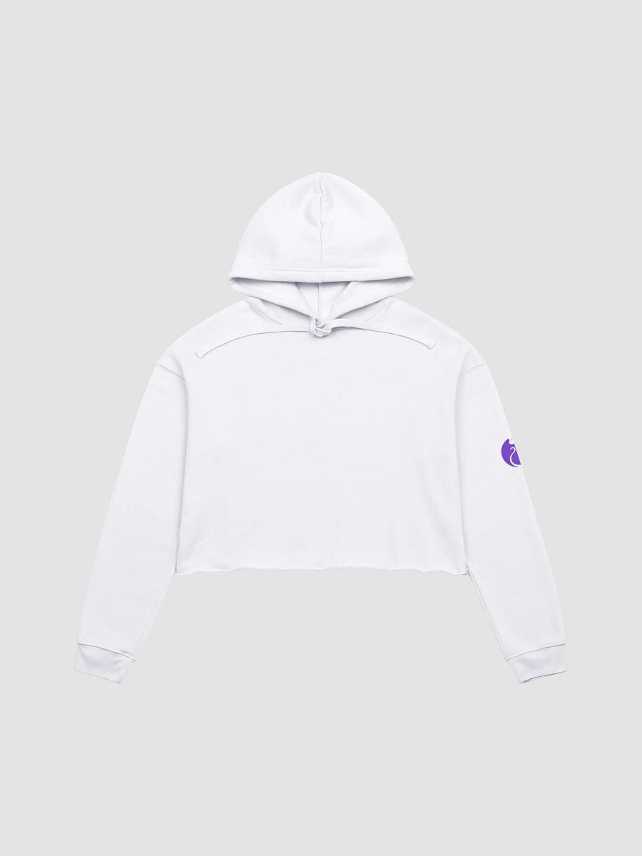 KawaiiKitten Essential Super White Crop Hoodie product image (29)