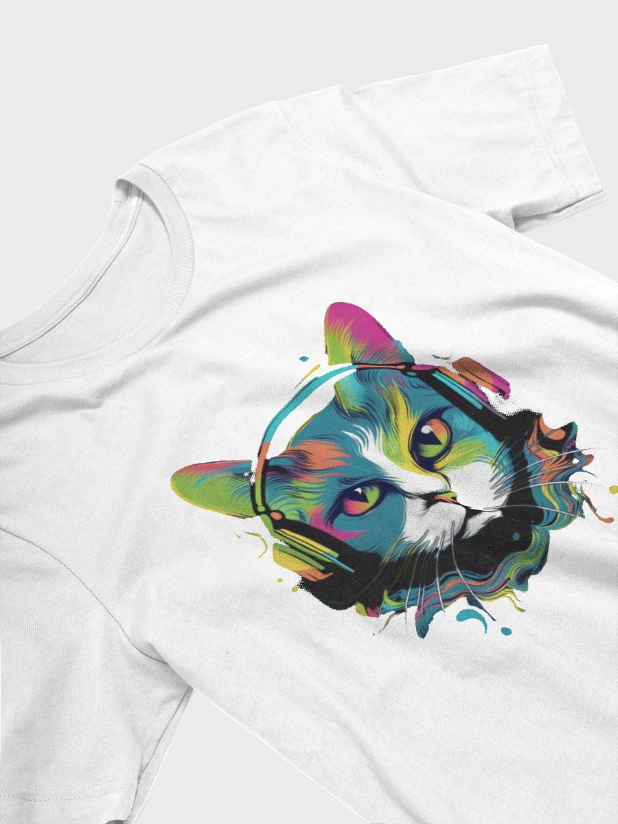 Neon Feline Beats T-Shirt product image (7)