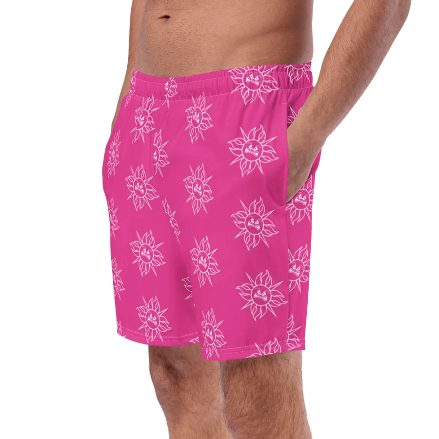 Summer Gamer Boys Swim Trunks (PINK) product image (4)