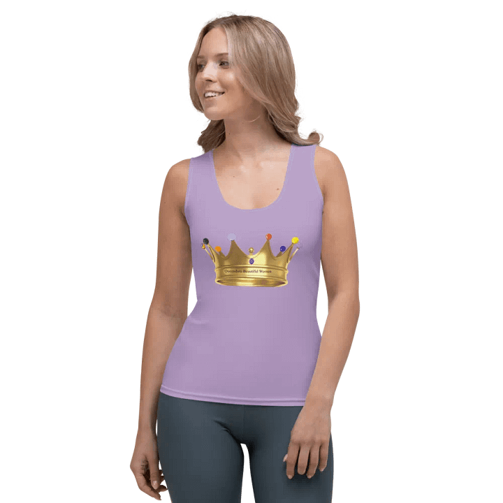 Queendom Beautiful Women Crown Tank Top/Lavender(TM) product image (2)