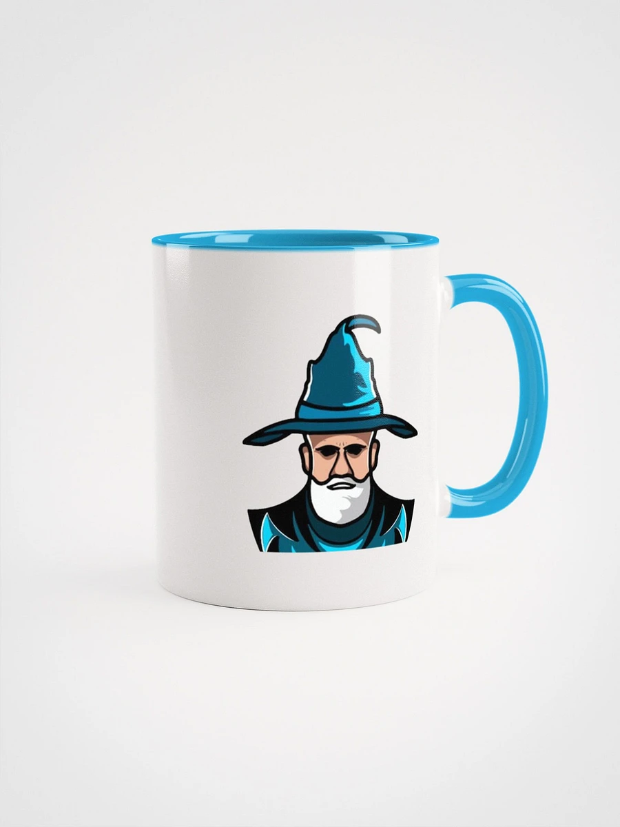 The Match Slip Wizard Coffee Mug (Light Blue, 11 oz and 15 oz) product image (1)