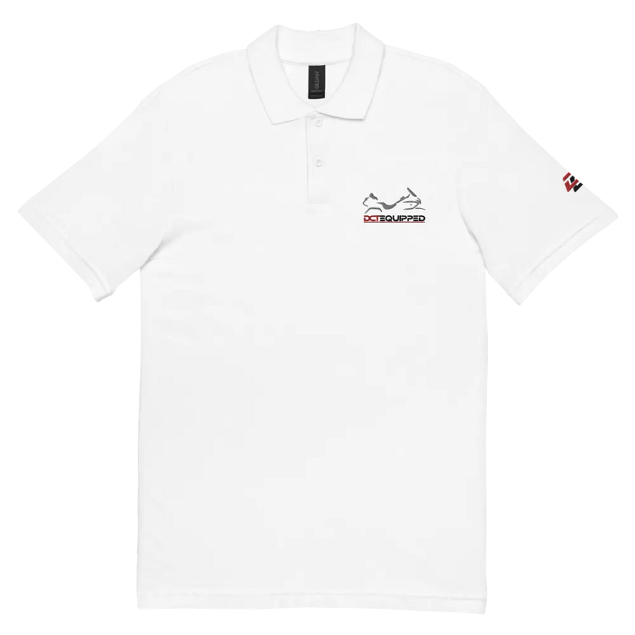 DCT Shadow Wing Polo Shirt White/Gray product image (3)