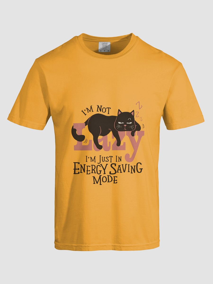 Energy Saving Mode Cat T-Shirt product image (18)