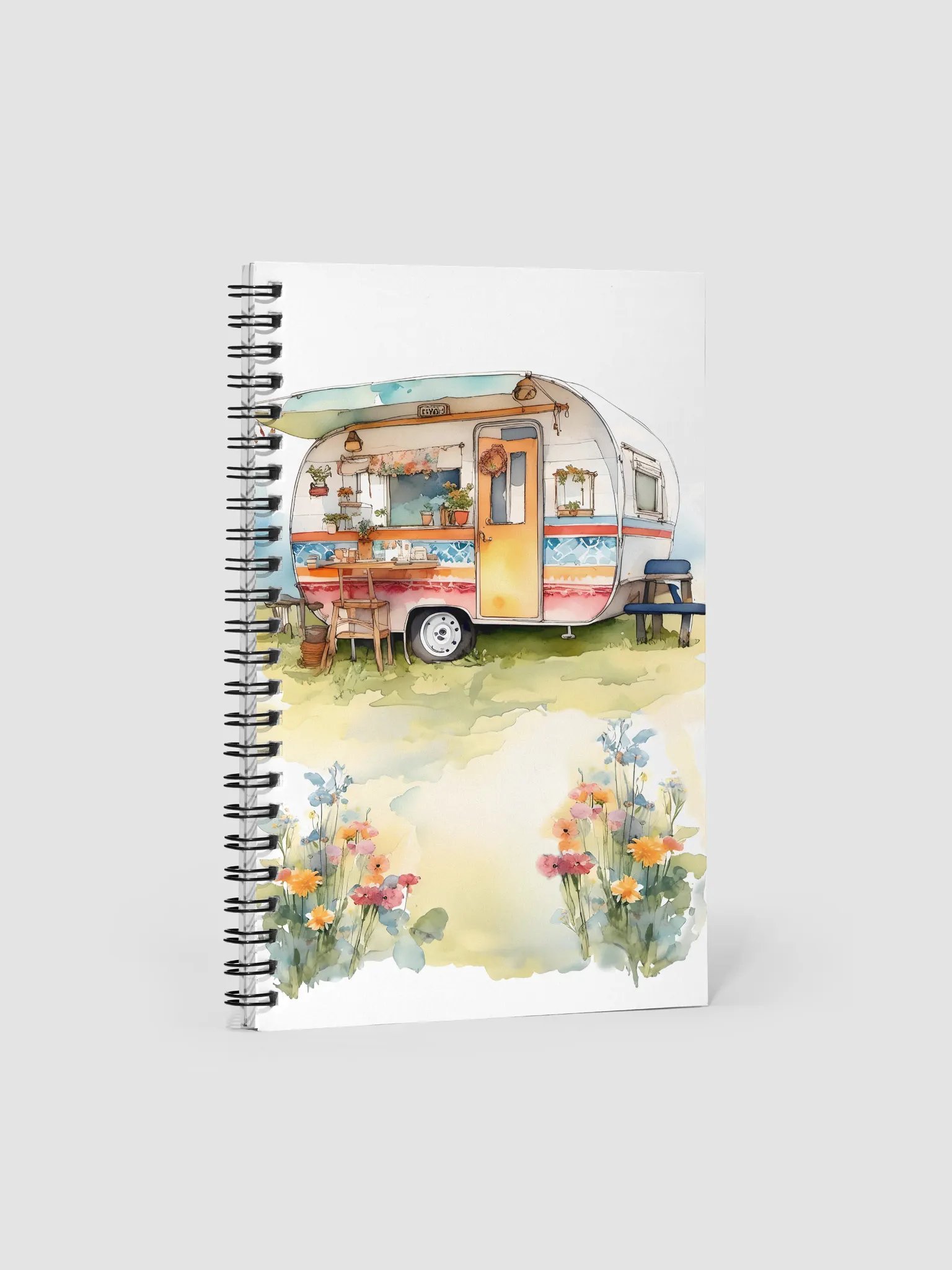 Cozy Caravan Corner Spiral Notebook product image (1)