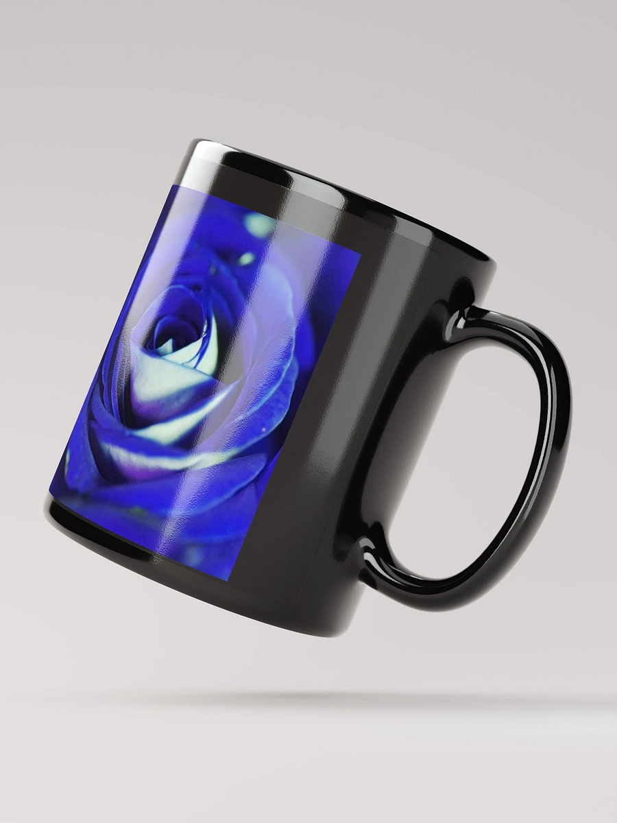 Blue Rose Black Coffee Mug product image (4)