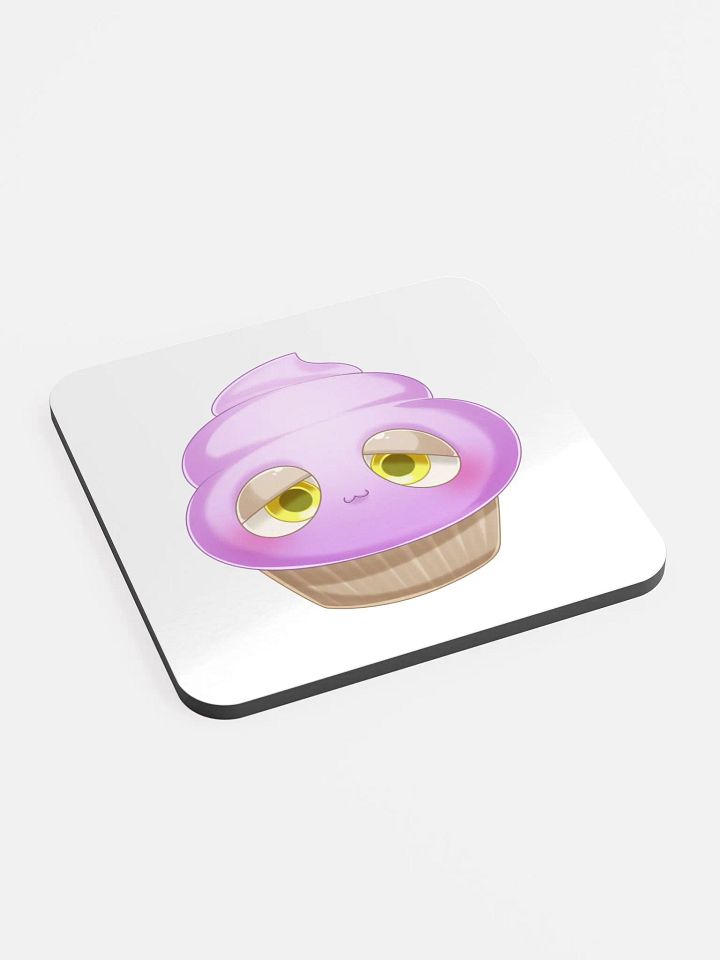 Plum the Muffin Cork Coaster product image (2)