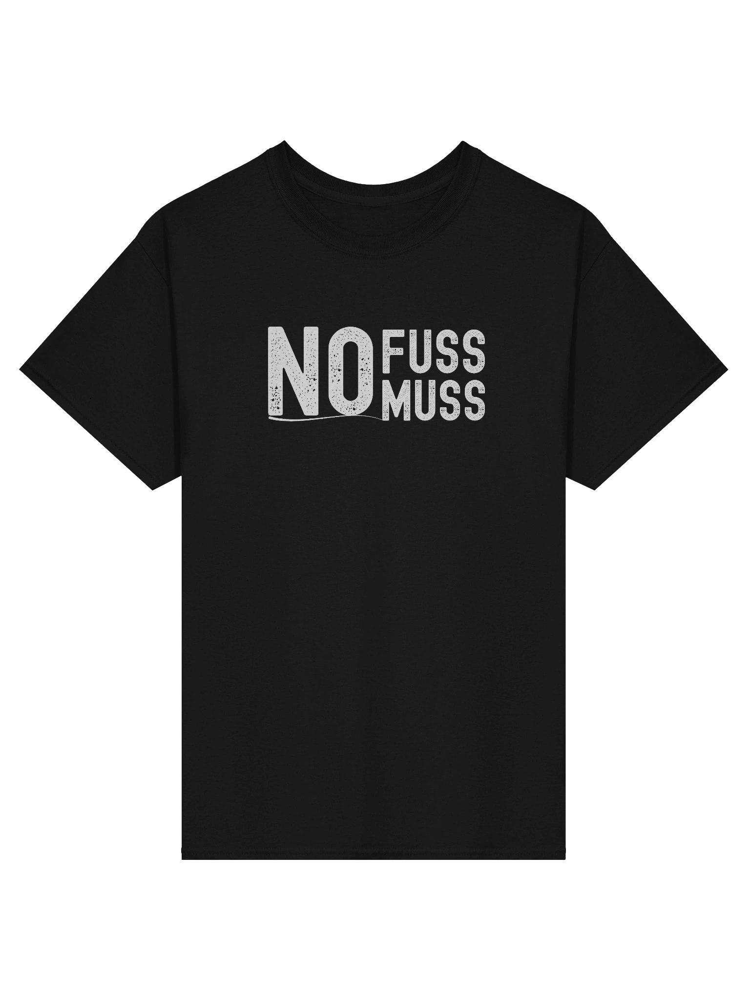 No Nonsense T-Shirt | No Fuss No Muss Graphic | Gildan Heavyweight Cotton product image (1)