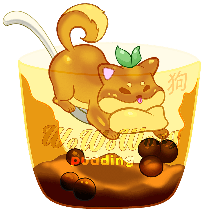 Zodiac Drinks - Pudding Dog - Sticker product image (2)