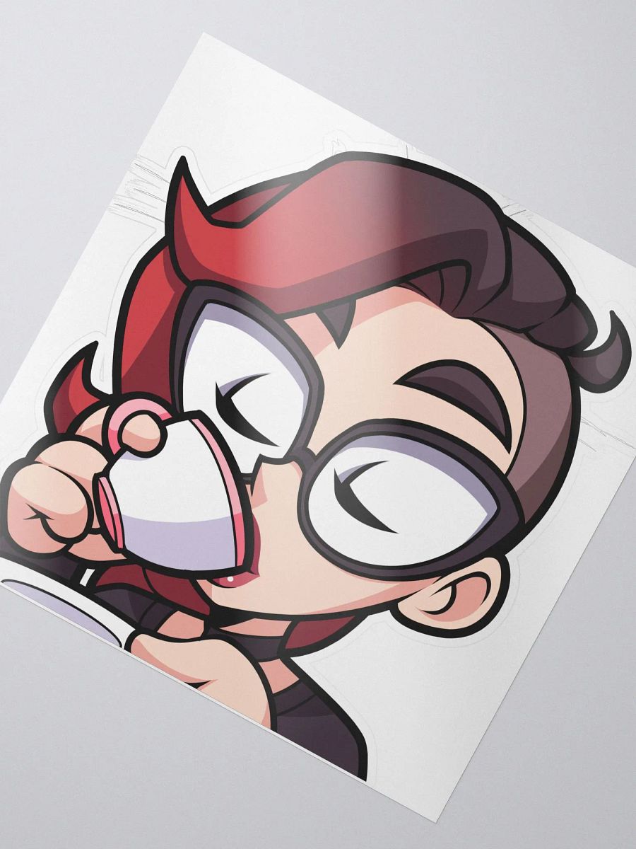 Nikatine Sip Emote Sticker product image (3)