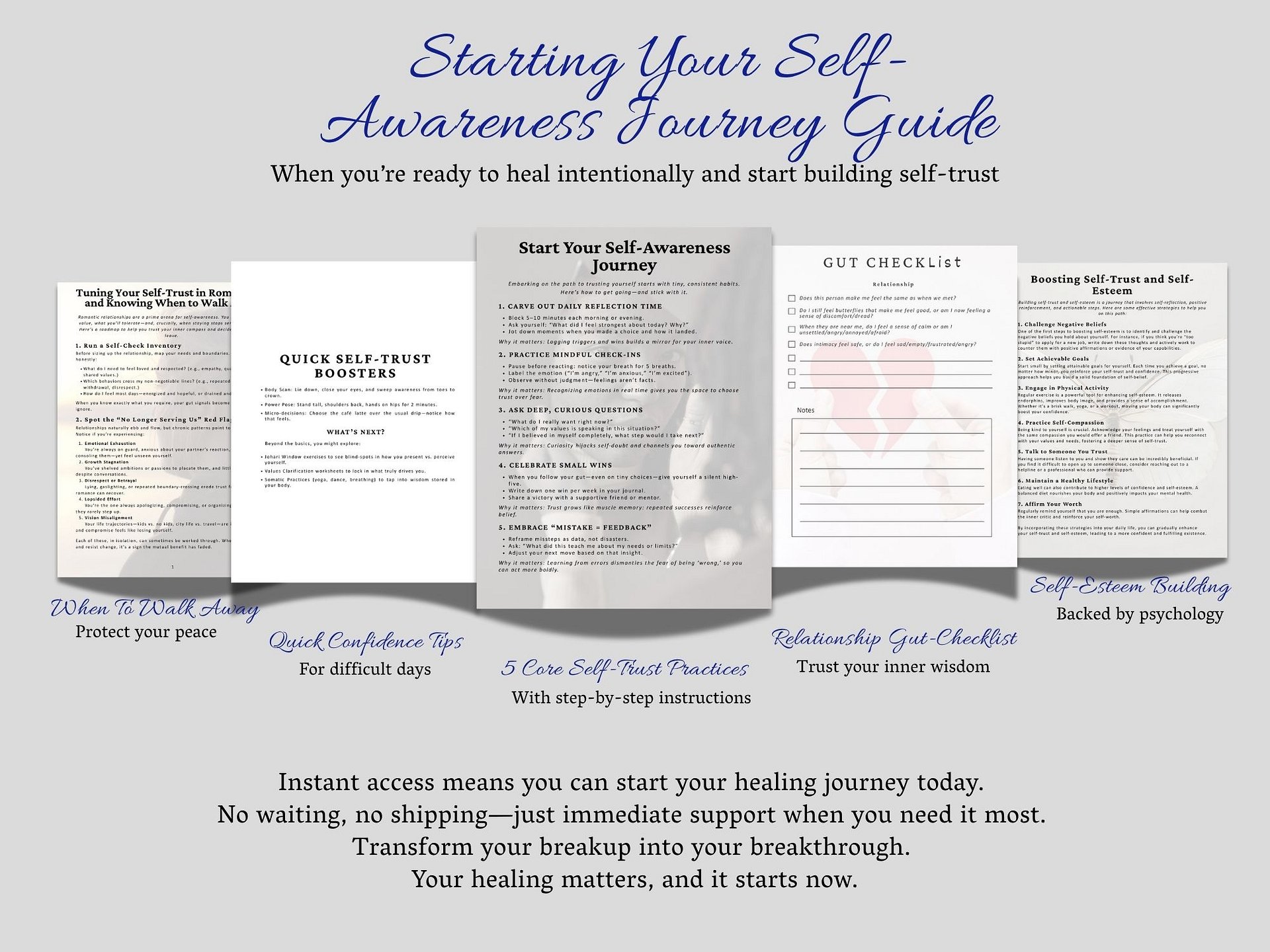 Self-Guided Healing Workbook Kit 2025 product image (6)