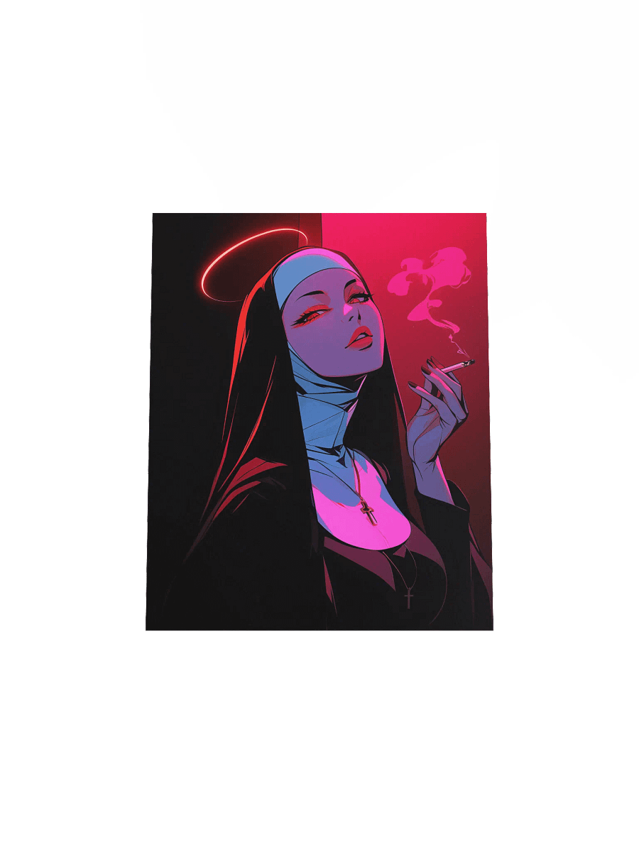 Neon Serenity Matte Poster product image (19)