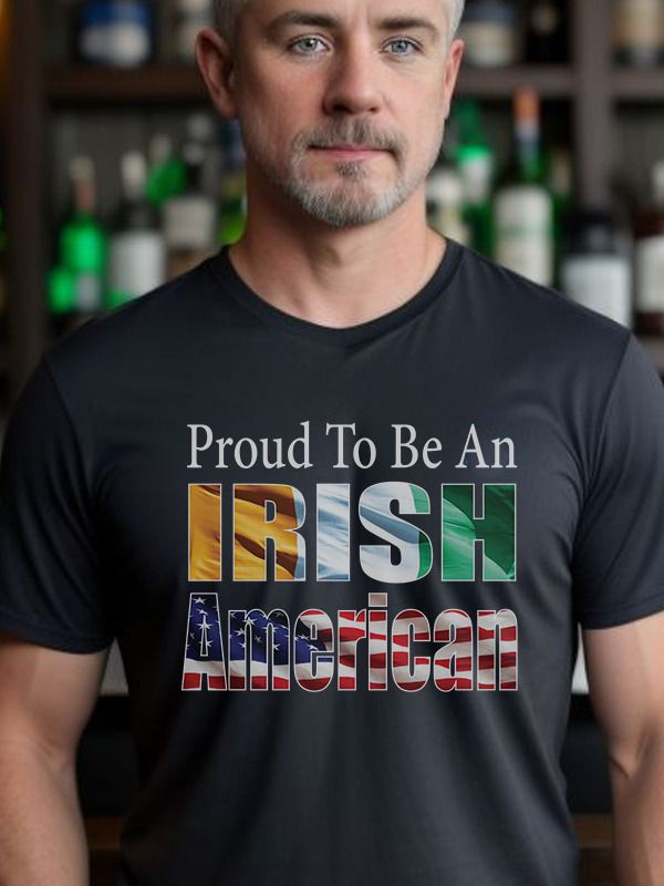 Proud To Be An Irish American T-Shirt Tee USA product image (1)