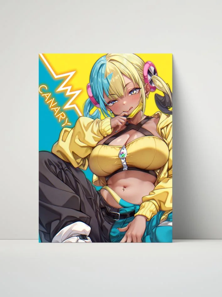 Pokémon Legends Z-A – Canary Radiant Edition – 8x10 Metal Print product image (1)