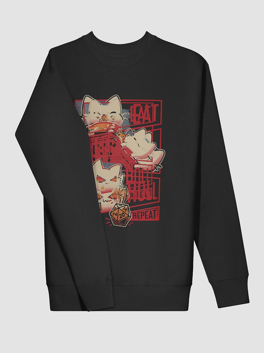 EAT SLEEP ROLL REPEAT Sweatshirt product image (3)