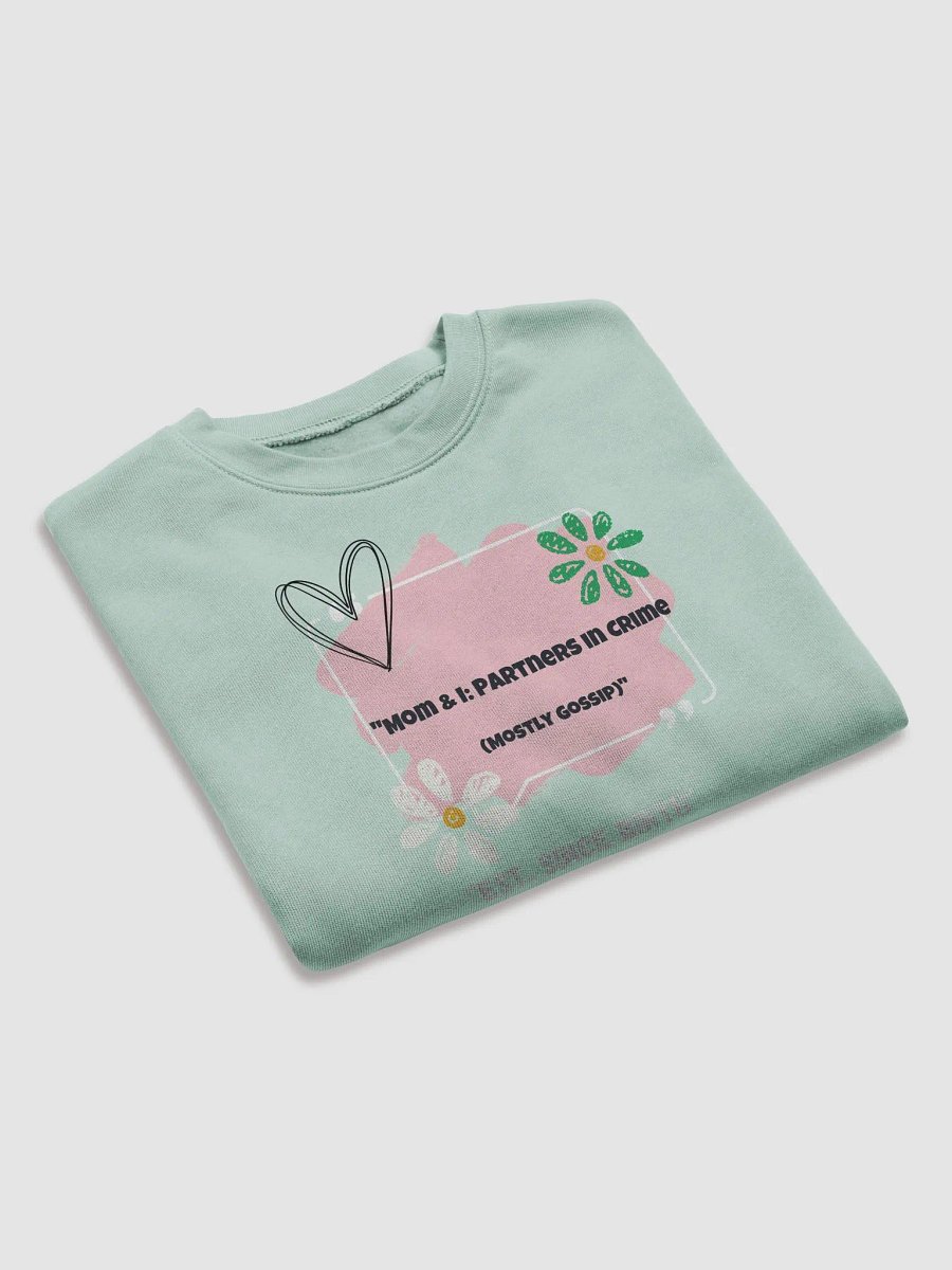 Mom & I: Partners in Crime Crop Sweatshirt product image (11)