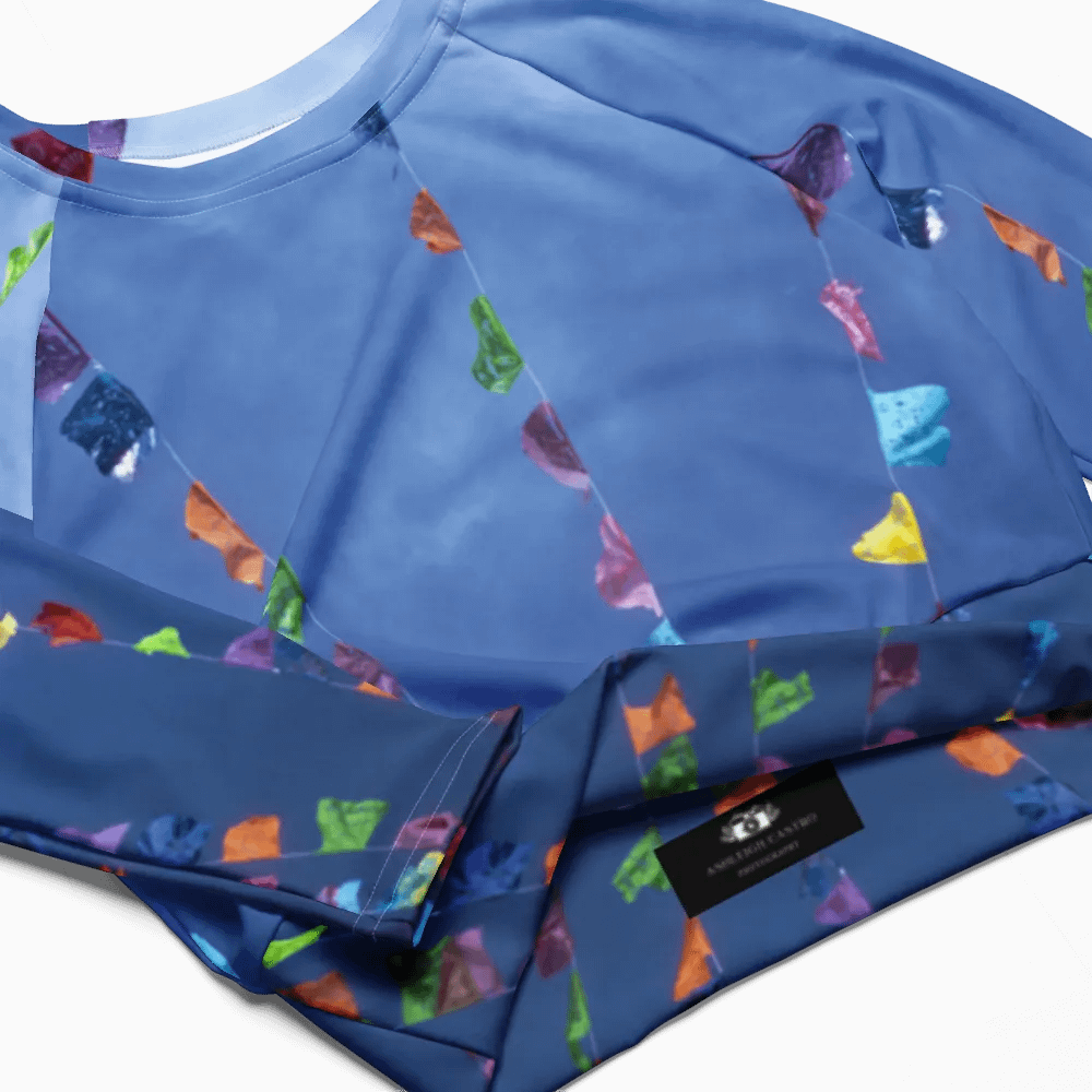 Papel Picado Long Sleeved Crop Top product image (4)