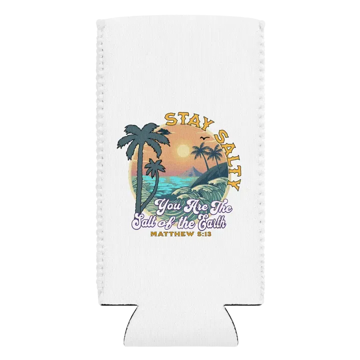 Stay Salty You Are The Salt Of The Earth Sunset Can Cooler product image (2)