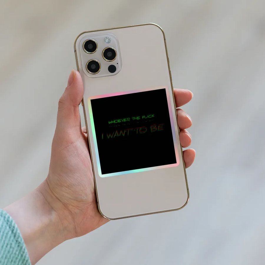 Identity Glitch Holographic Sticker Set product image (8)