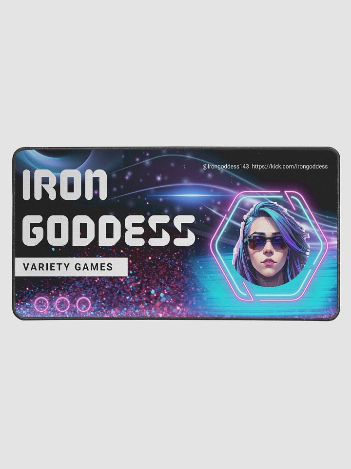 Neon Shield Gaming Desk Mat product image (1)