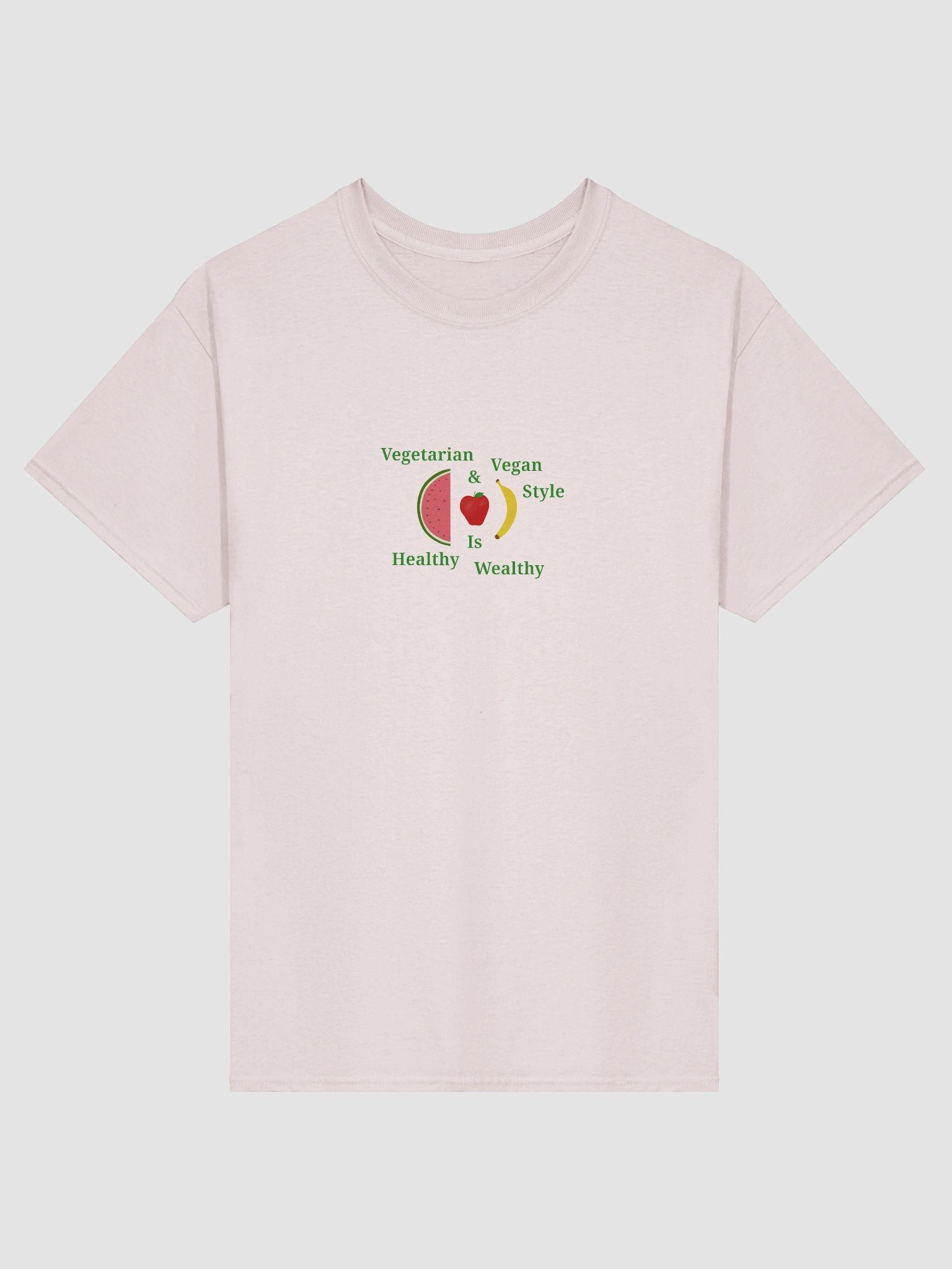 Healthy Wealthy Vegetarian & Vegan T-Shirt product image (1)