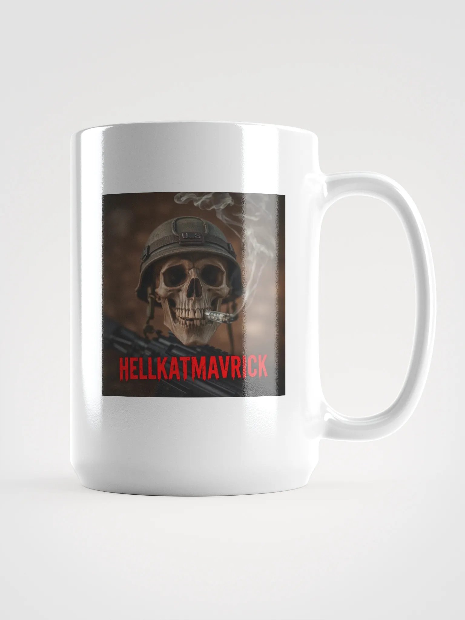 KICK Printed White Glossy Mug product image (1)