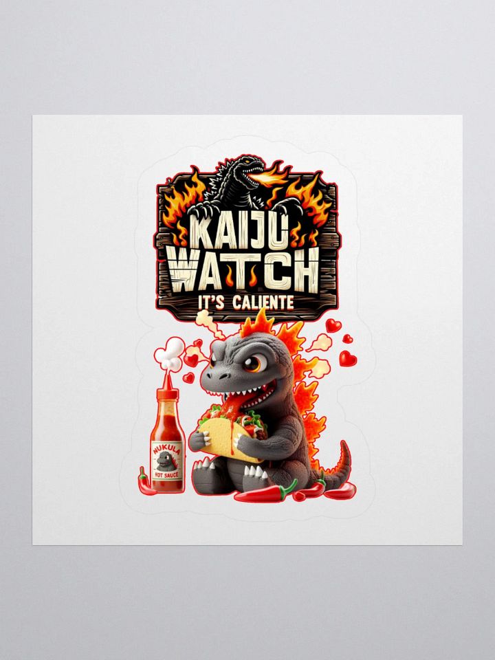 Kaiju Watch "It's Caliente" Hot Sauce Stickers product image (3)