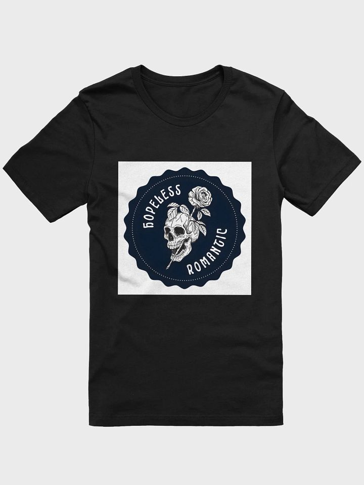 Hopeless Romantic Skull & Rose Emblem Tee product image (6)