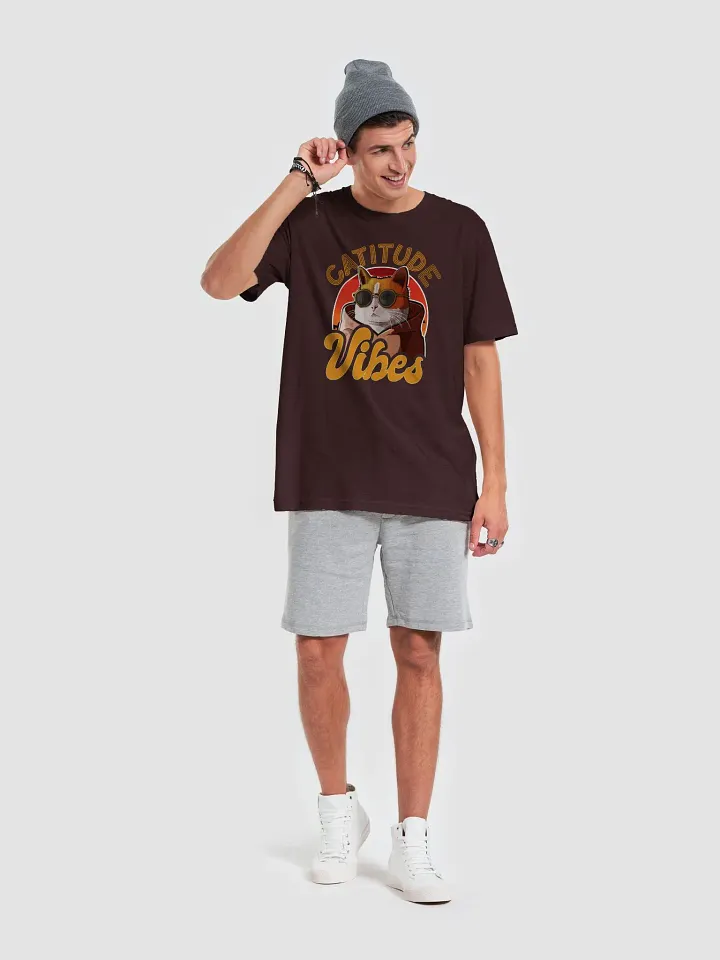 Catitude Vibes Summer T-Shirt - Chill Style for Cat Lovers product image (2)