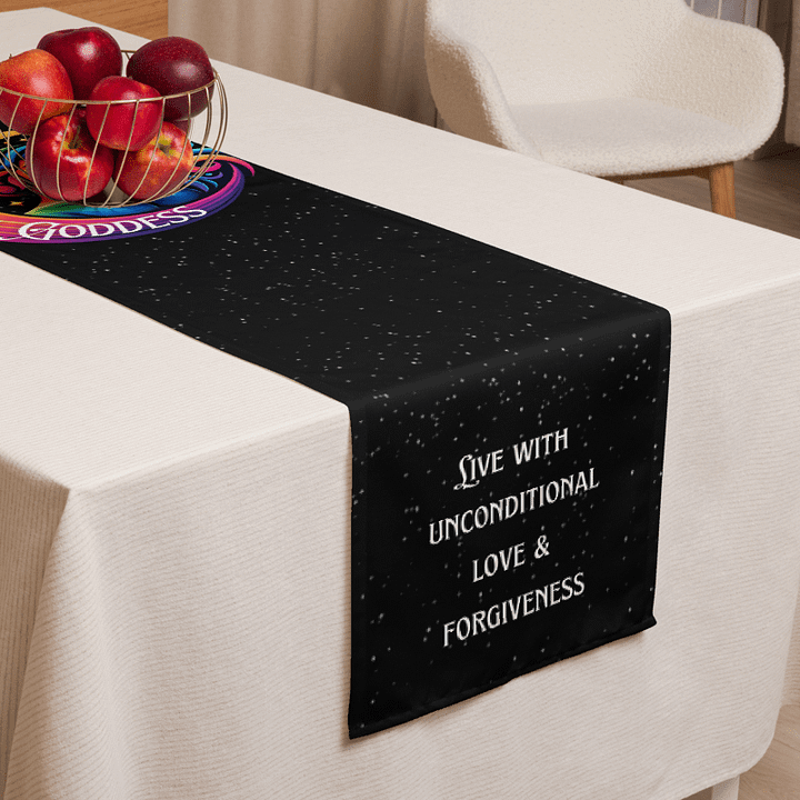 Celestial Crescent Moon Table Runner product image (2)