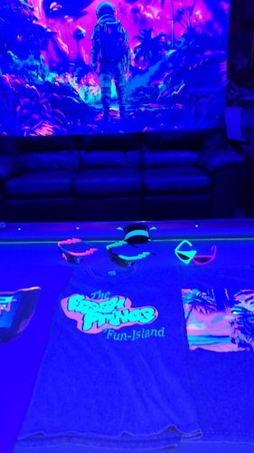 Exclusive Vintage Blacklight Shirts  #swimsuits #models #bikini #bikinimodel #funisland #clothing #clothingbrand #dtfprinting...