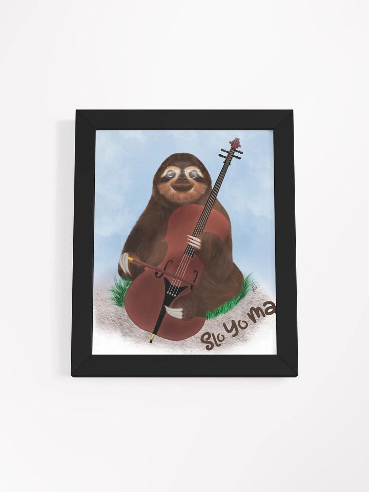 Slo Yo Ma - Sloth Cellist Poster product image (1)