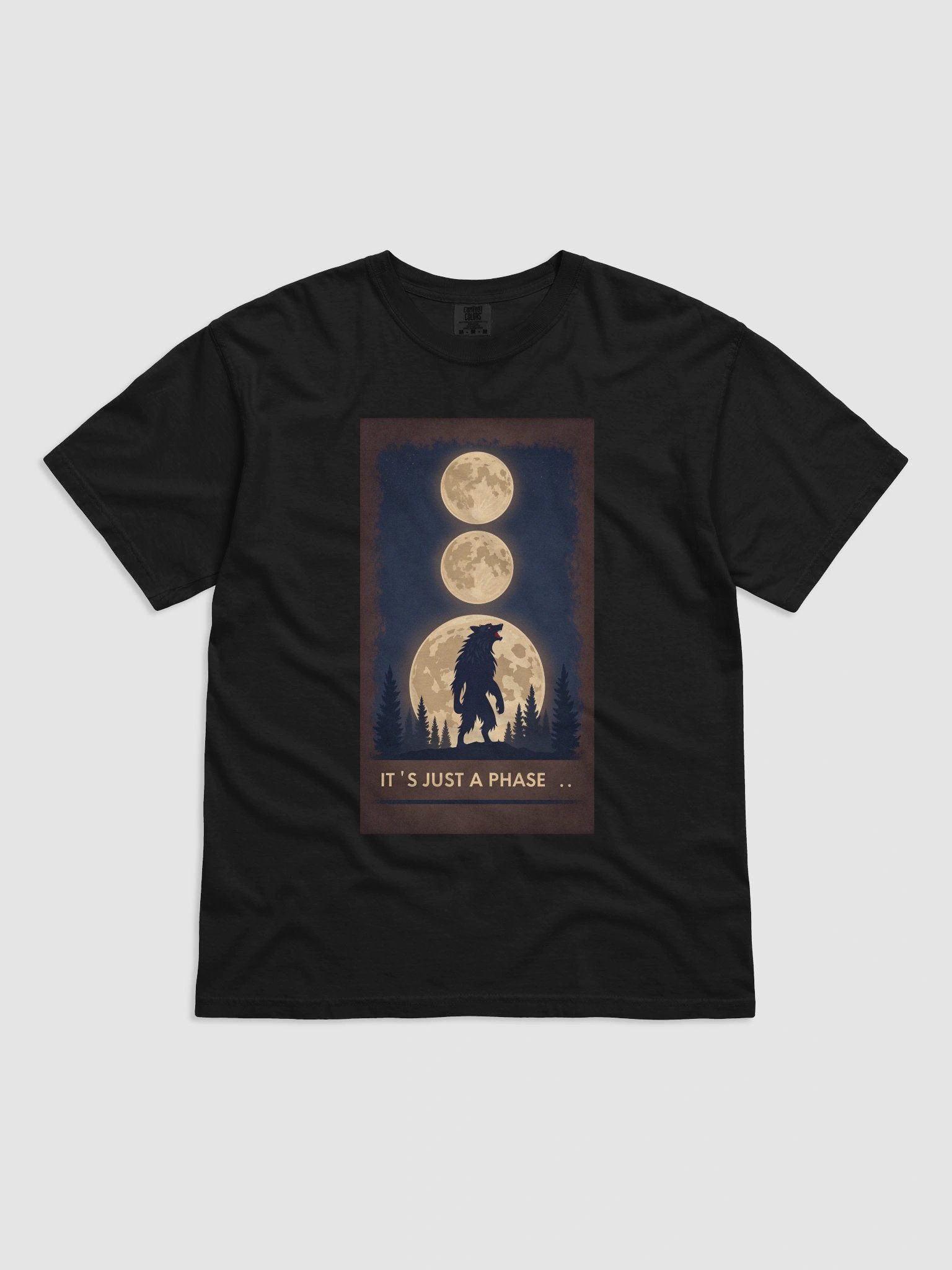 It's Just a Phase Werewolf Moon T-Shirt product image (9)
