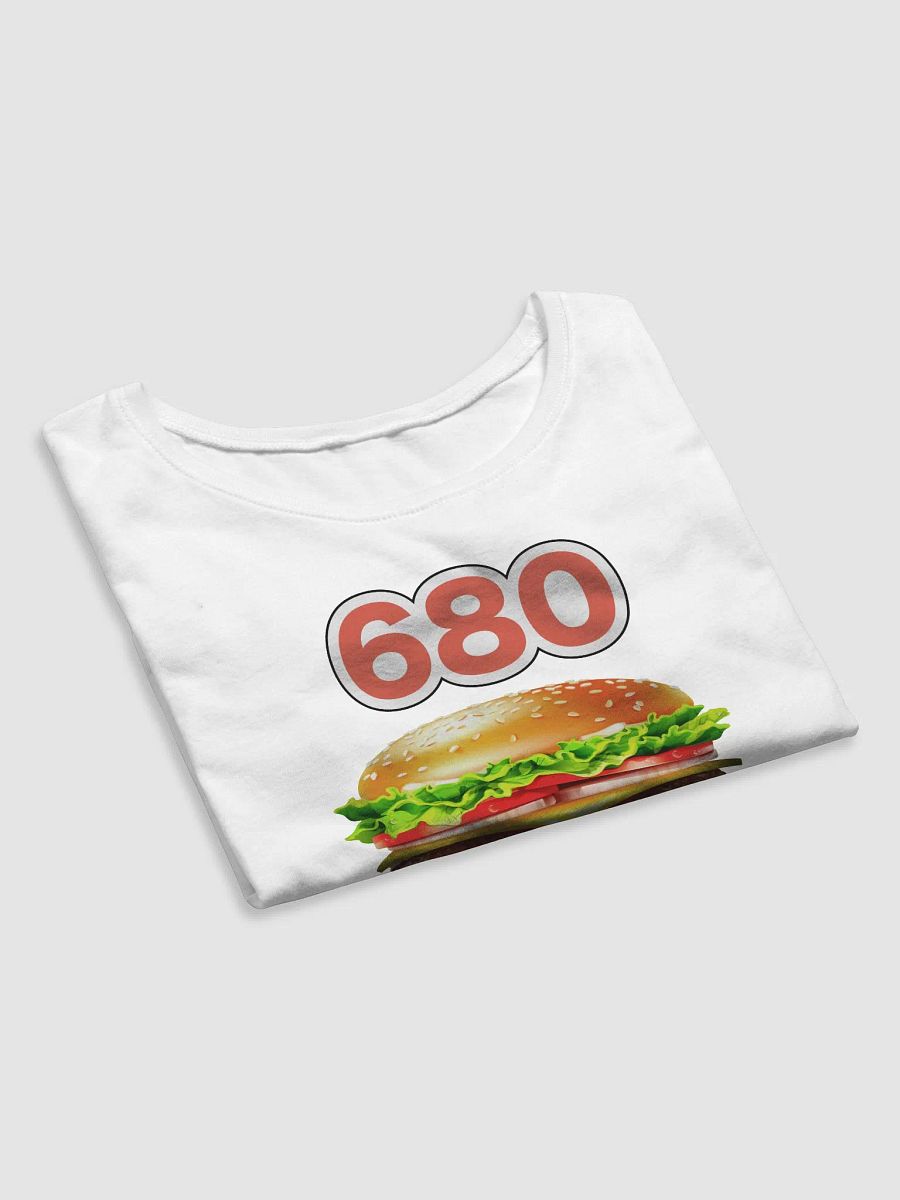 No More Heroes - 680 Kcal cropped t-shirt product image (7)