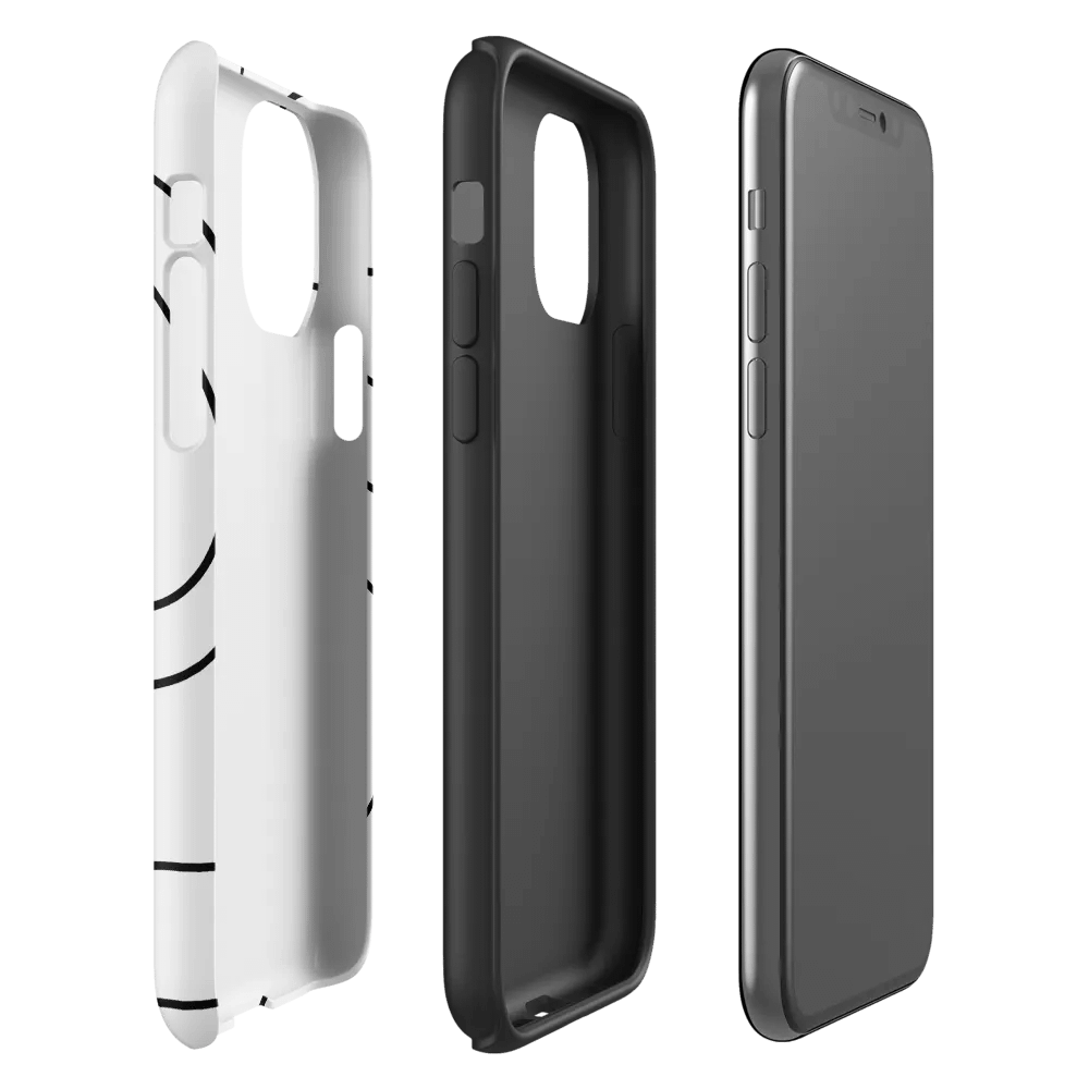'Love Never Fails' Black Swirls iPhone® Tough Case product image (4)