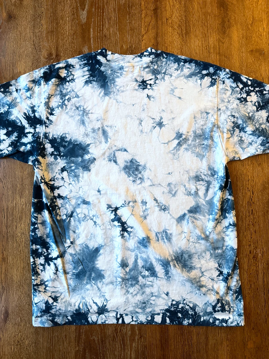 Nice. Embroidered Tie Dye Tee (Navy/White) product image (4)