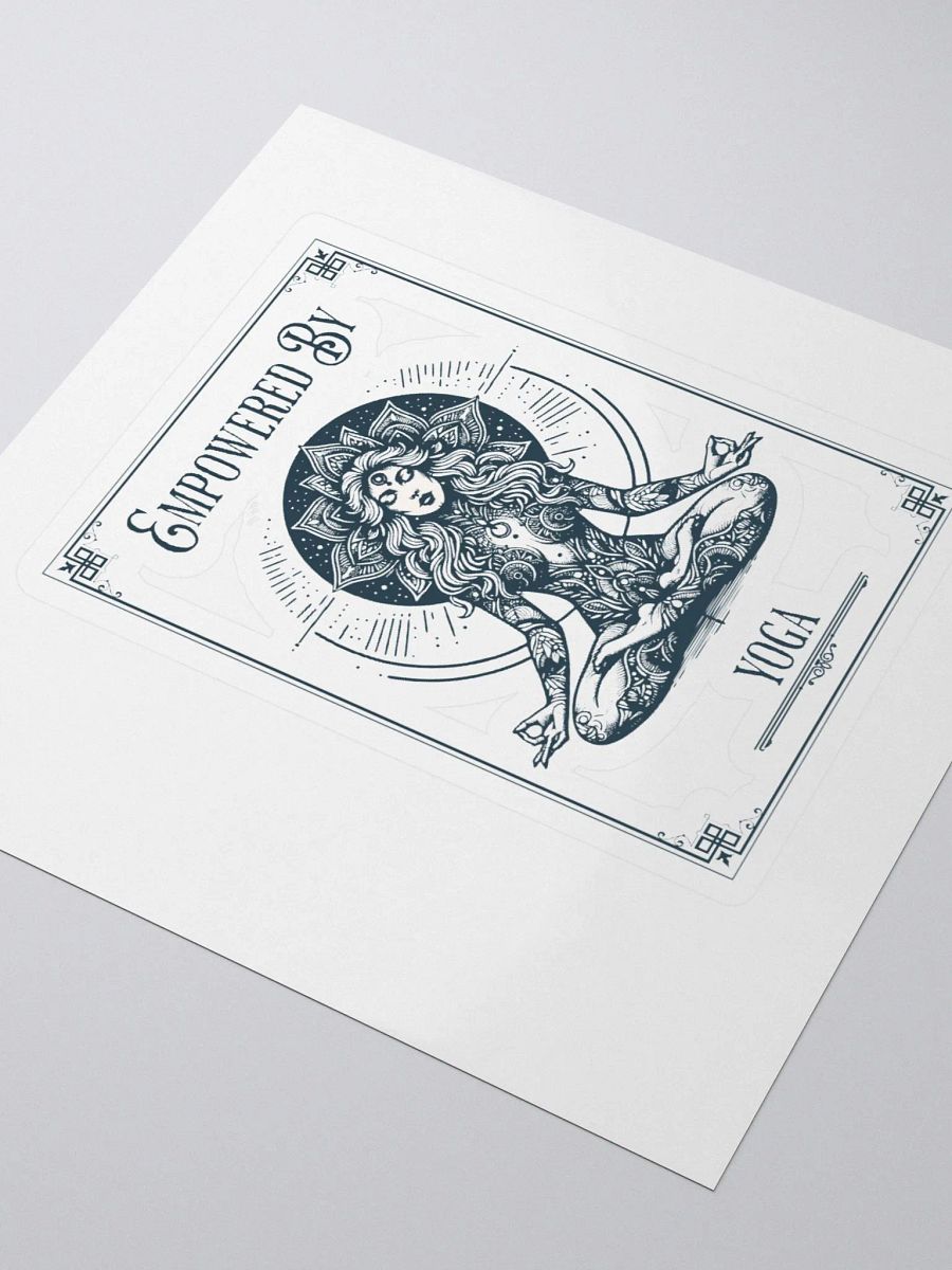 Empowered by Yoga Tarot Card Sticker product image (3)