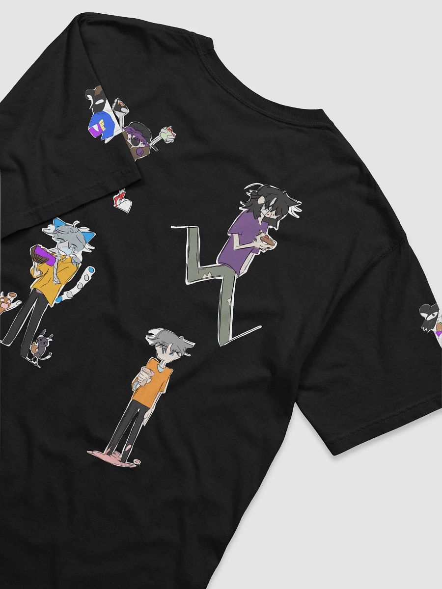 Moon Savers + Ray and Hampan everyone standing and eating May t-shirt product image (4)