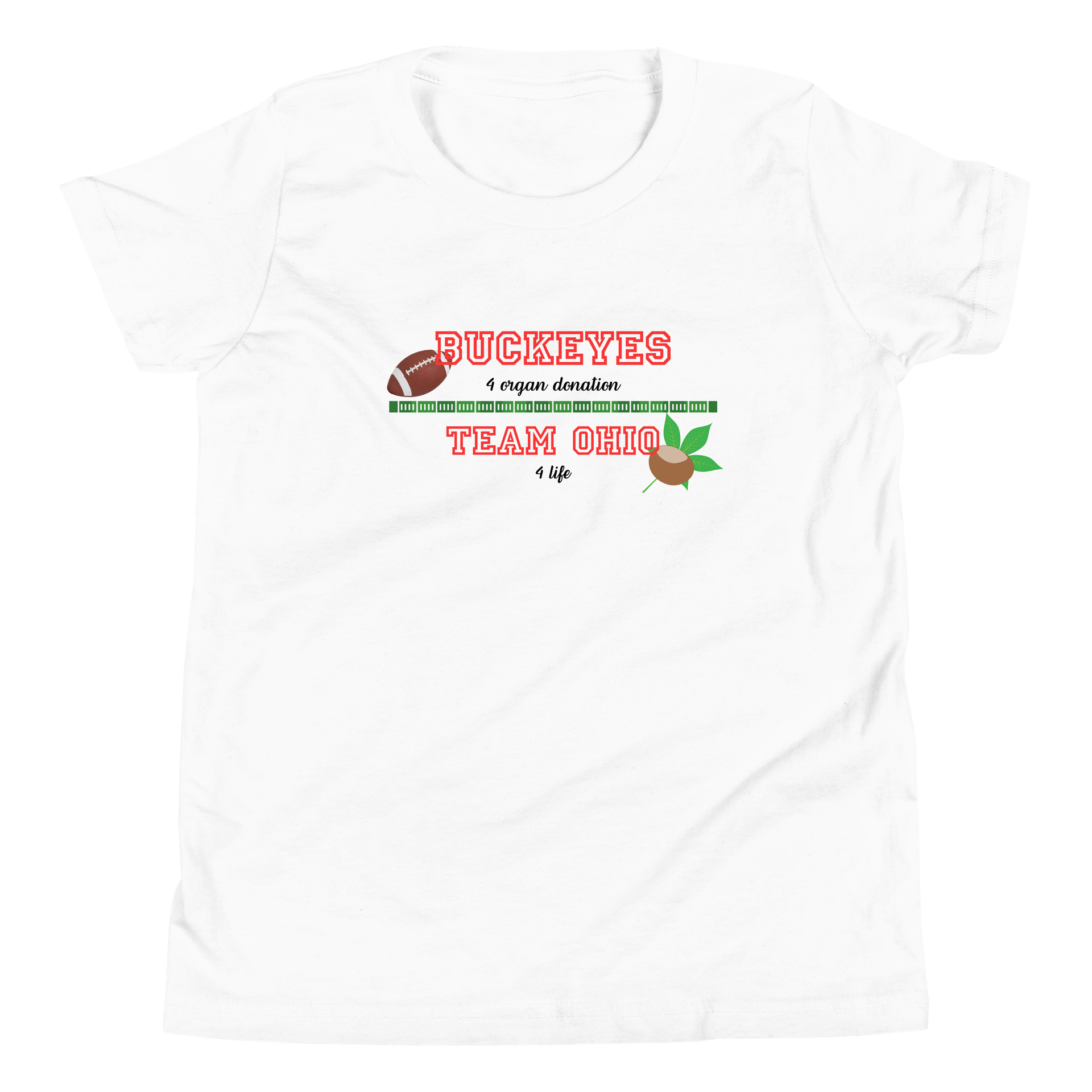 Ohio Buckeyes Youth Football T-Shirt product image (4)
